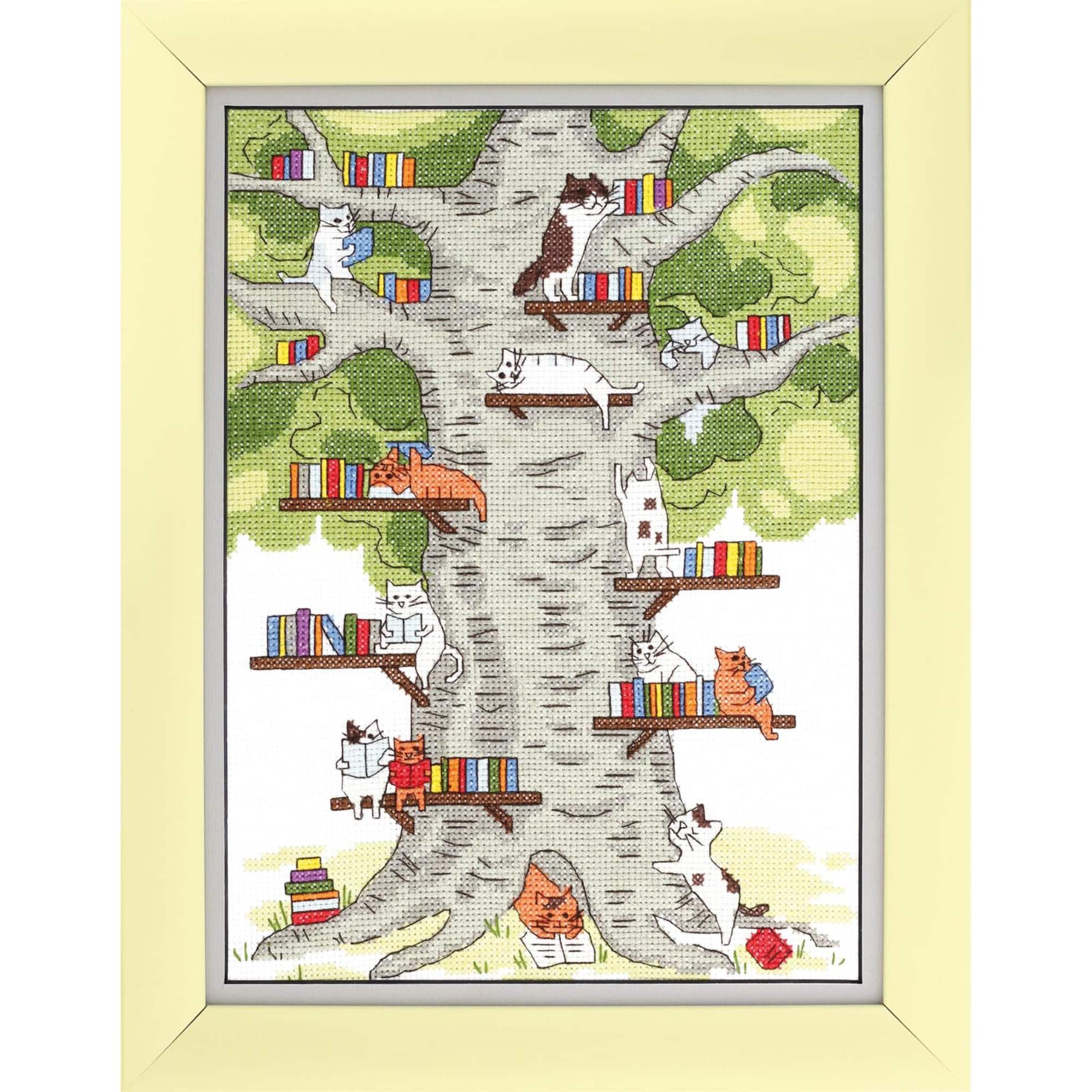 BT-236C Library in the Forest Counted Cross Stitch Kit